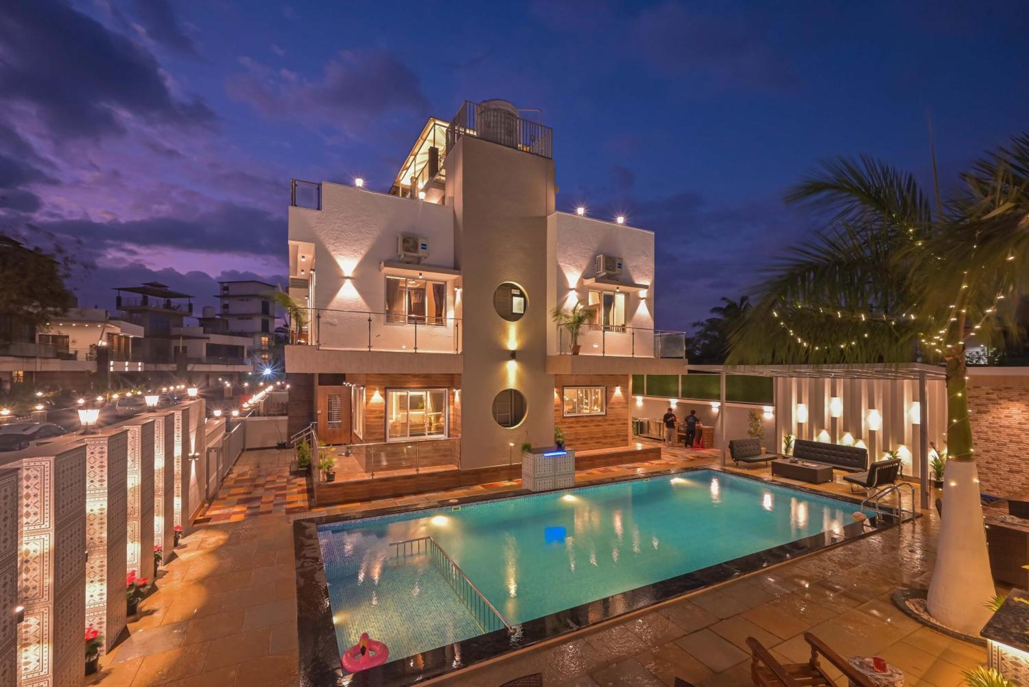 Azure Retreat Villa By Tropicana Stays Lonavala Exterior photo